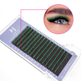 JoMay Ombre Green Lashes Thickness-0.07mm 8-16mm Length