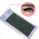 JoMay Ombre Green Lashes Thickness-0.07mm 17-25mm Length