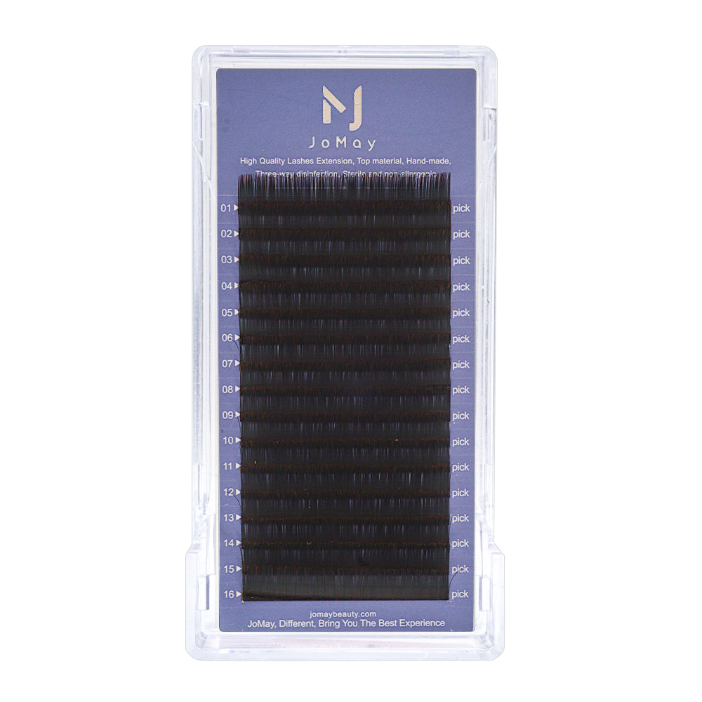 JoMay Ombre Brown Lashes Thickness-0.07mm 8-16mm Length