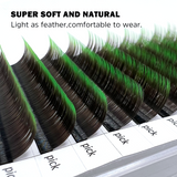 JoMay Ombre Green Lashes Thickness-0.07mm 8-16mm Length