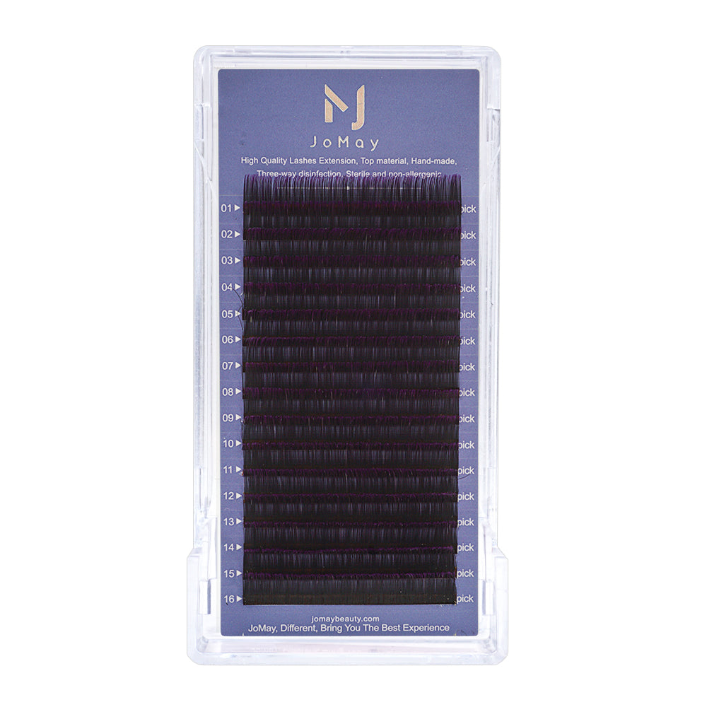 JoMay Ombre Purple Lashes Thickness-0.07mm 8-16mm Length