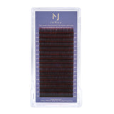 JoMay Ombre Red Lashes Thickness-0.07mm 8-16mm Length