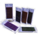 JoMay Ombre Brown Lashes Thickness-0.07mm 17-25mm Length