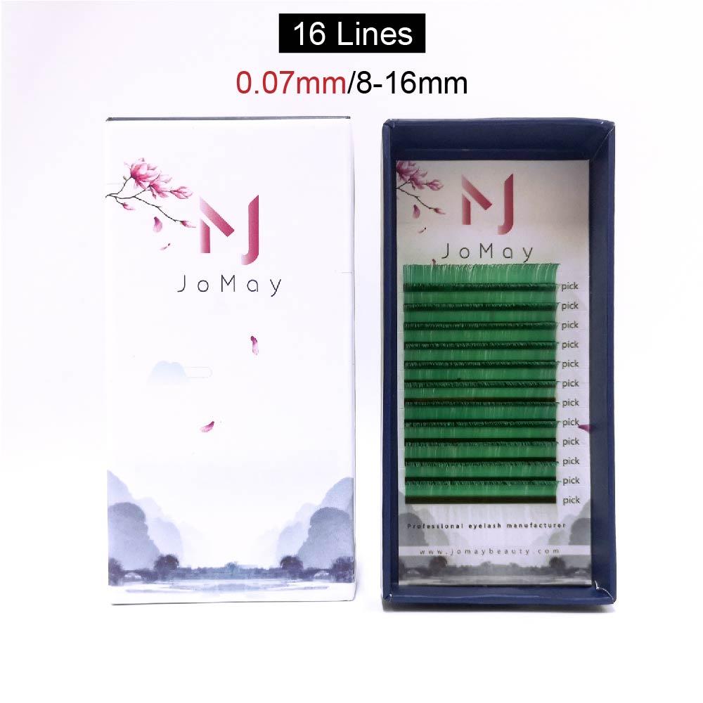 Green Lashes 0.07mm(8-16mm)