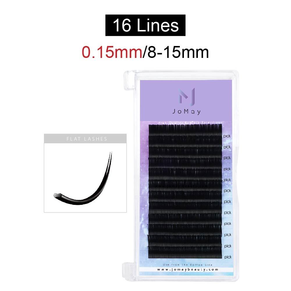 Flat Lashes 0.15mm(8-15mm)