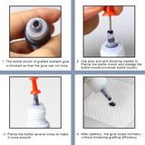 10PCS Glue Bottle Pins Blocking Needle