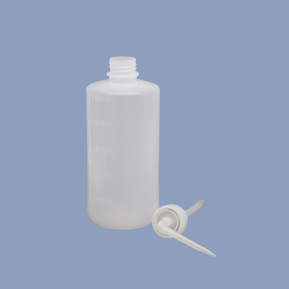 Plastic Squeeze Washing Bottle with Narrow Mouth