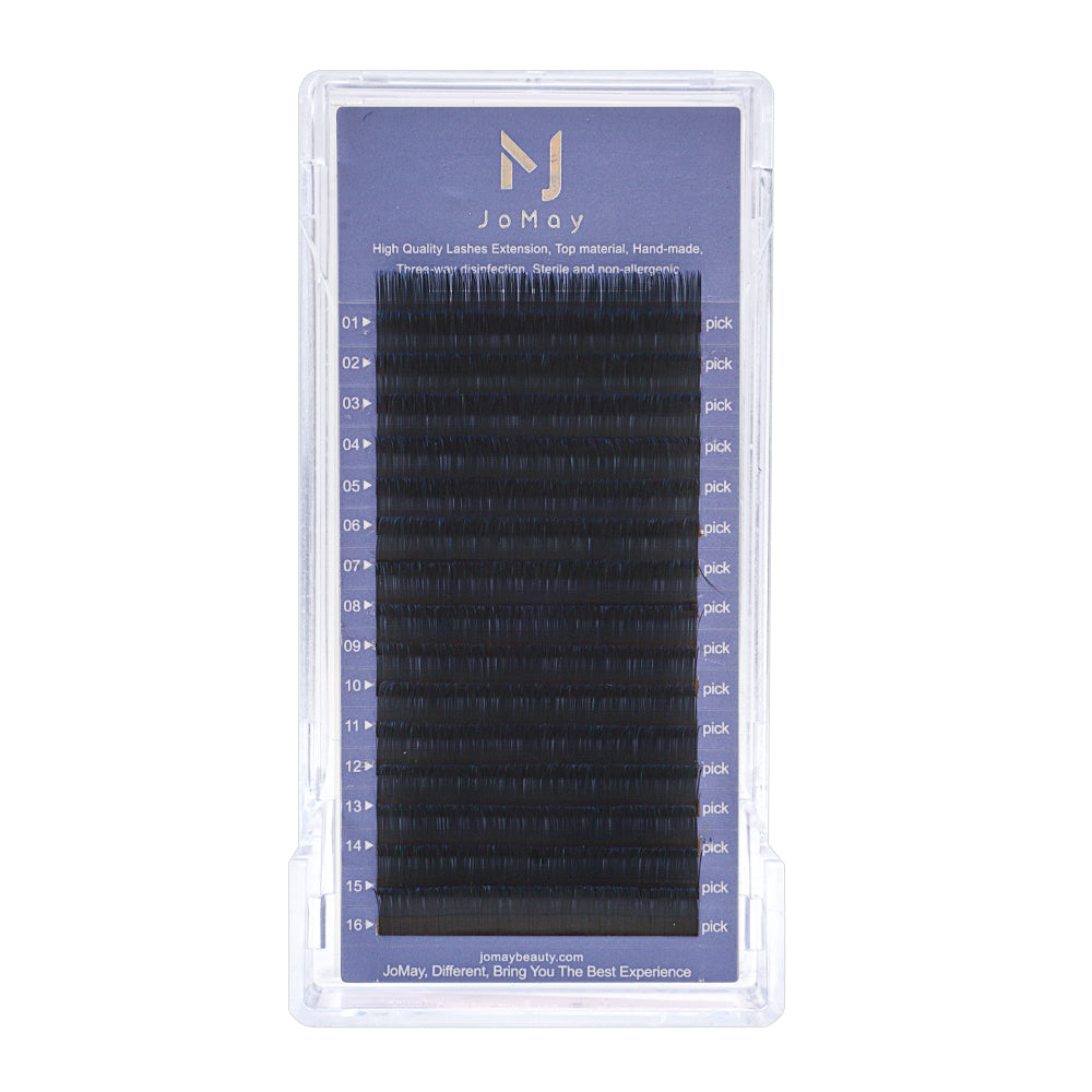 JoMay Ombre Blue Lashes Thickness-0.07mm 17-25mm Length