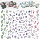 Nail Stickers with Flower