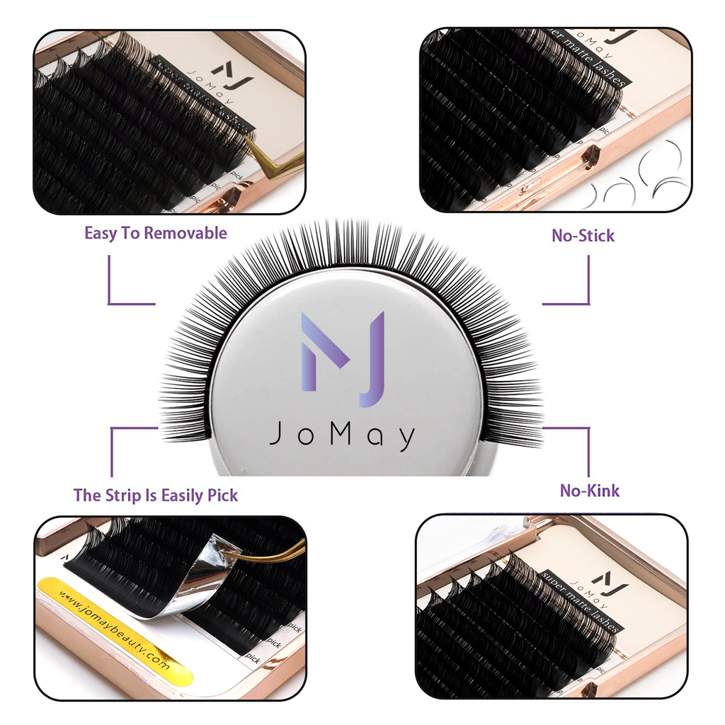 Jomay Antibacterial Lashes Thickness-0.20mm 8-16mm Length