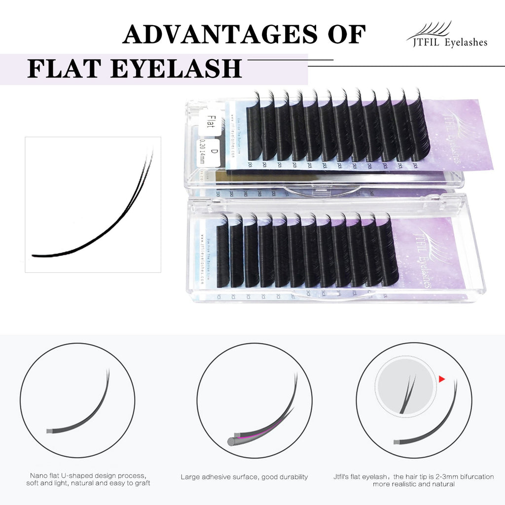 Flat Lashes 0.20mm(8-15mm)